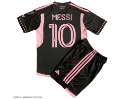 Inter Miami Lionel Messi #10 Bortatröja Barn 2023-24 Kortärmad (+ korta byxor)
